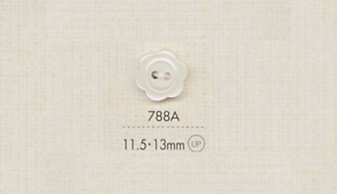 788A DAIYA BUTTONS Bouton en polyester à deux trous (forme fleur)