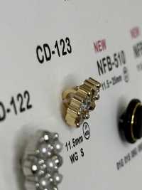 CD123 Bouton Bijou Strass DAIYA BUTTON(DAIYA BUTTON) Sous-photo