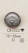 CB1022 Boutons de veste en métal argenté