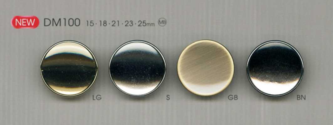 DM100 Bouton en métal simple et élégant
