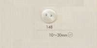 148 DAIYA BUTTONS Bouton en polyester style corne de buffle à deux trous