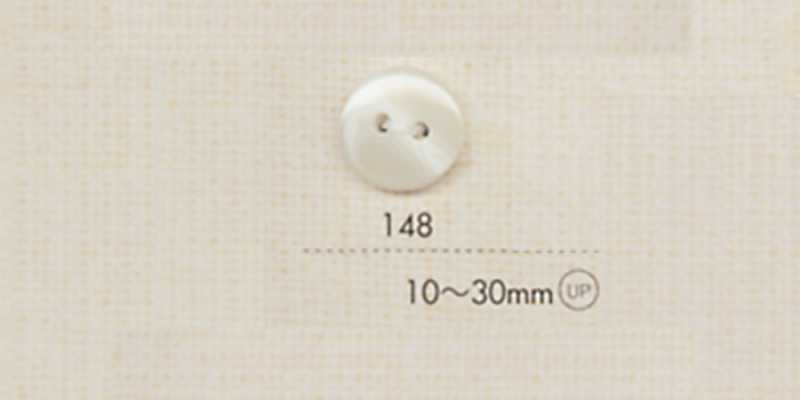 148 DAIYA BUTTONS Bouton en polyester style corne de buffle à deux trous
