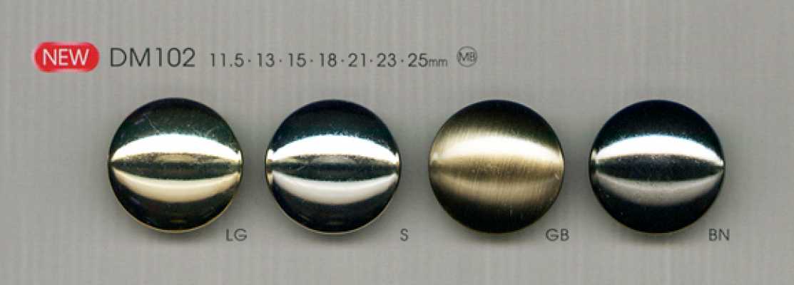 DM102 Bouton métal simple pour veste