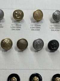DM106 Bouton En Métal Motif Ikari Pour Veste DAIYA BUTTON(DAIYA BUTTON) Sous-photo