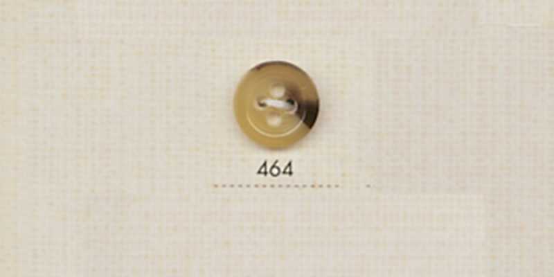 464 DAIYA BUTTONS Bouton en polyester style buffle à quatre trous (ocre)