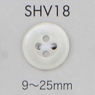SHV18 Bouton à 4 trous en nacre
