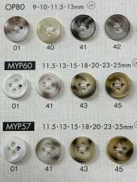 MYP60 Bouton En Polyester à 4 Trous Pour Chemises Et Vestes De Style Buffalo DAIYA BUTTON(DAIYA BUTTON) Sous-photo
