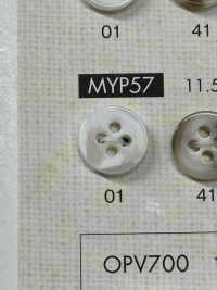 MYP57 Bouton En Polyester à 4 Trous Pour Chemises Et Vestes De Style Buffalo DAIYA BUTTON Sous-photo