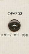 OPV703 Bouton en polyester simple et élégant à 4 trous pour chemises et chemisiers
