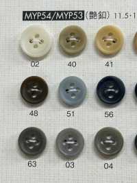 MYP54 Bouton Simple En Polyester Mat à 4 Trous DAIYA BUTTON(DAIYA BUTTON) Sous-photo