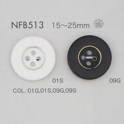 NFB513 Bouton en résine polyester/laiton