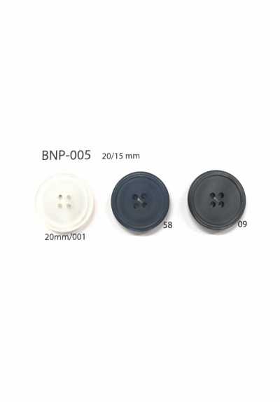 BNP-005 Bouton en bio polyester à 4 trous