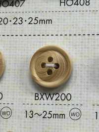 BXW200 Bouton 4 Trous En Bois Naturel DAIYA BUTTON Sous-photo