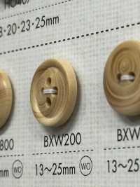 BXW200 Bouton 4 Trous En Bois Naturel DAIYA BUTTON Sous-photo