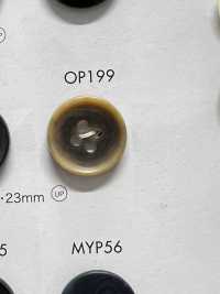 OP199 Bouton élégant En Polyester Mat à 4 Trous Ressemblant à Un Buffle DAIYA BUTTON(DAIYA BUTTON) Sous-photo