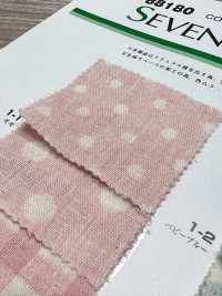 88180 SEVENBERRY W Gaze Polka Dot Check Stripe[Fabrication De Textile] VANCET Sous-photo
