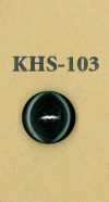 KHS-103 Bouton Corne Simple 2 Trous Buffalo