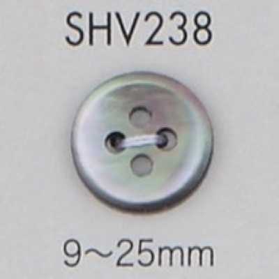 SHV238 Bouton en coquillage à quatre trous