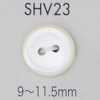 SHV23 Bouton en coquillage à 2 trous