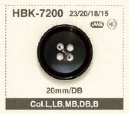 HBK-7200 Bouton en corne naturelle de buffle d’eau à 4 trous pour costumes et vestes