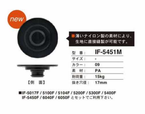 IF-5451M Bouton-pression fin