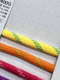 QR-400G Cordon En Polyester 4 Mm à 4 Points[Ruban Ruban Cordon] Cordon Sous-photo