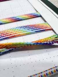 RBW-02F(L) Cordon Arc-en-ciel 11MM[Ruban Ruban Cordon] Cordon Sous-photo