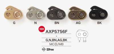AXP5756F Bloque-cordon moulé sous pression/laiton