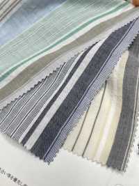 35464 Fil Années 60 Coton Bio Froncé Big Multi Stripe[Fabrication De Textile] SUNWELL Sous-photo