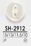 SH-2912 Bouton brillant à 2 trous en résine polyester