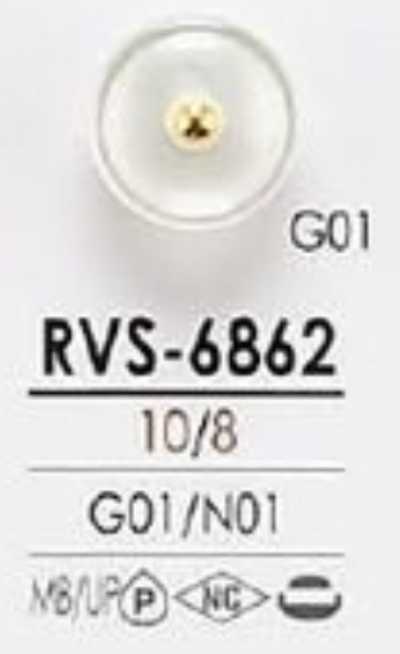 RVS6862 Bouton boule métallique style pin-curl pour teinture