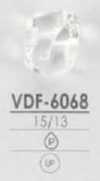 VDF6068 Bouton brillant en résine polyester avec queue tunnel