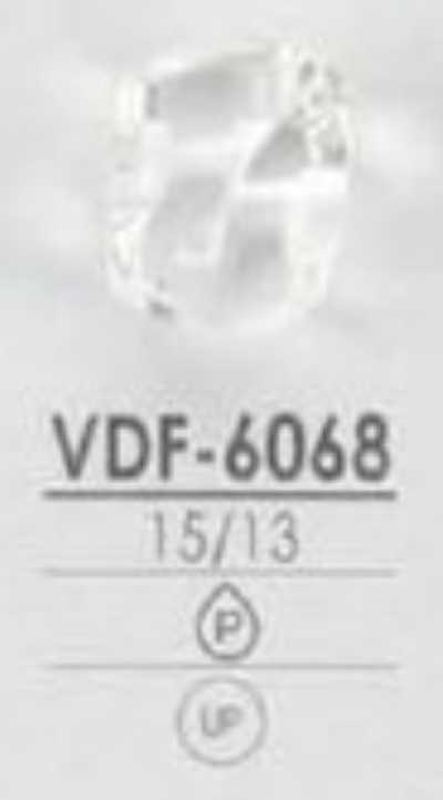 VDF6068 Bouton brillant en résine polyester avec queue tunnel