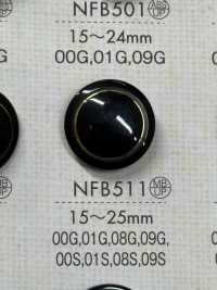 NFB511 Bouton En Résine Polyester/laiton DAIYA BUTTON Sous-photo