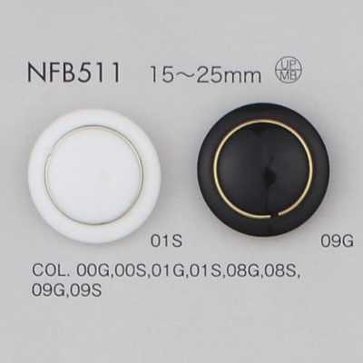 NFB511 Bouton en résine polyester/laiton