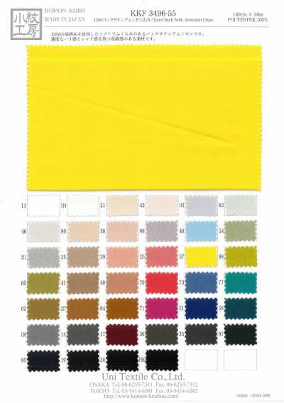 KKF3496-55 Satin envers Amunzen 120d grande largeur