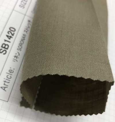 SB1420 Linen SORONA® Stretch[Fabrication De Textile] SHIBAYA Sous-photo