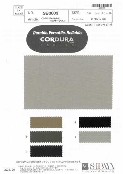 SB3003 Tissu CORDURA® Weather Cloth