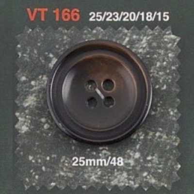 VT166 Bouton en résine polyester avec 4 trous frontaux