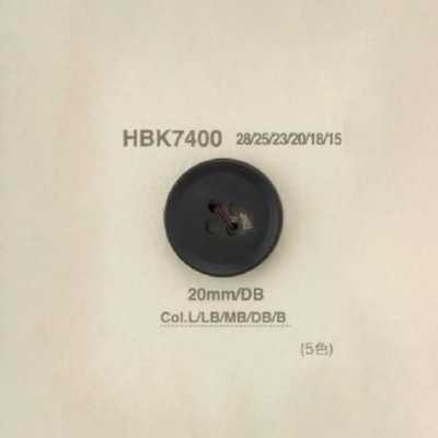 HBK7400 Bouton à 4 trous en véritable corne de buffle