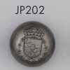 JP202 Bouton en résine ABS plaqué