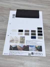 8250 Tissu Pour Machine à écrire SUNNY DRY, Traitement De Lavage Séché Au Soleil[Fabrication De Textile] SHIBAYA Sous-photo