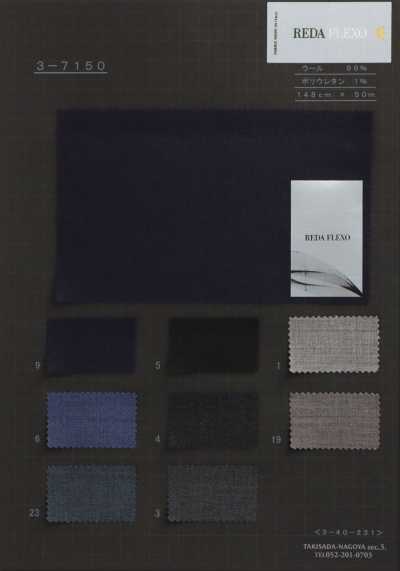 3-7150 REDA FLEXO Laine tropicale stretch