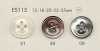 ES115 DAIYA BUTTONS Bouton en polyester effet coquillage, en forme de coupelle, à 4 trous