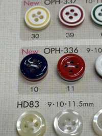 OPH336 DAIYA BUTTONS Bouton En Polyester à Quatre Trous Résistant Aux Chocs DAIYA BUTTON(DAIYA BUTTON) Sous-photo