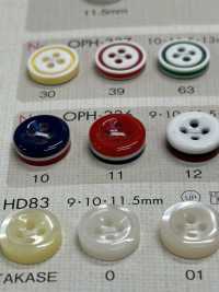 OPH336 DAIYA BUTTONS Bouton En Polyester à Quatre Trous Résistant Aux Chocs DAIYA BUTTON(DAIYA BUTTON) Sous-photo