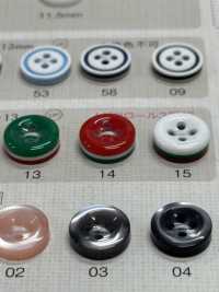 OPH336 DAIYA BUTTONS Bouton En Polyester à Quatre Trous Résistant Aux Chocs DAIYA BUTTON(DAIYA BUTTON) Sous-photo