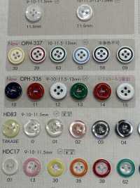 OPH336 DAIYA BUTTONS Bouton En Polyester à Quatre Trous Résistant Aux Chocs DAIYA BUTTON(DAIYA BUTTON) Sous-photo