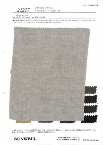 22277 Toile de lin BIO-TKS