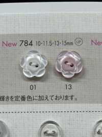 784 DAIYA BUTTONS Bouton En Polyester Double Trou En Forme De Fleur DAIYA BUTTON Sous-photo